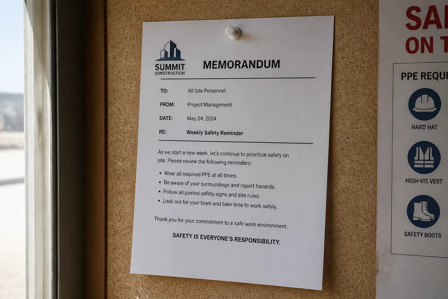 Temporary vs. Final Resolution document layout